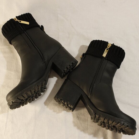 Zodiaque Noir from Minuit Sur Terre - Luxury Vegan Boots - Size 37 - Black - Picture 5 of 9